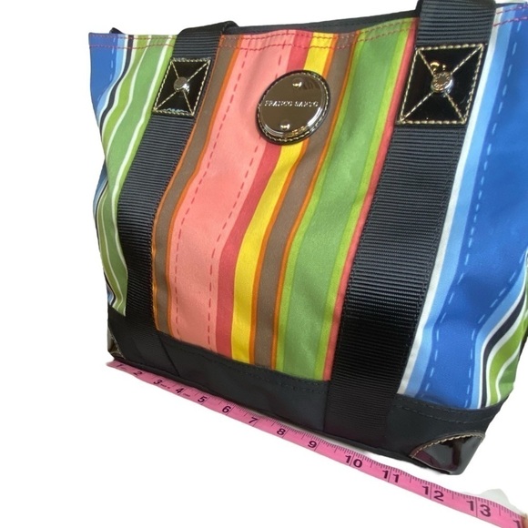 Franco Sarto Multicolor Nylon Shoulder Tote Bag with Smartlyte - Picture 4 of 14